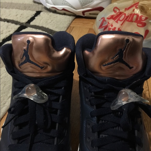 Nike air Jordan 5 retro metallic blue main image 4